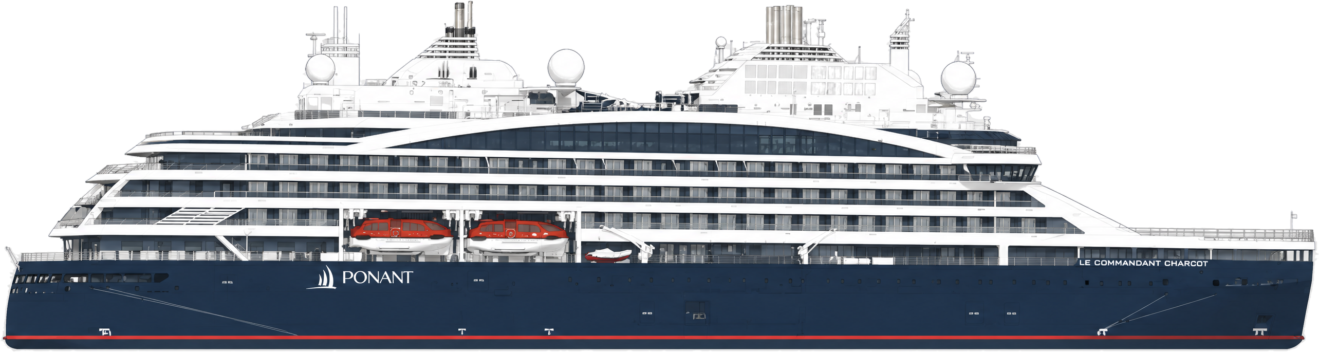 Le Commandant Charcot side profile