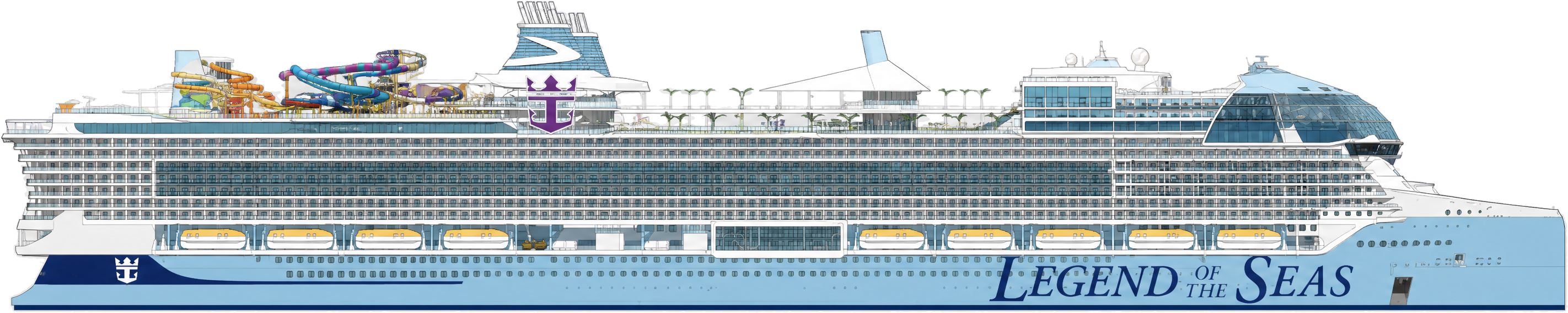 Legend of the Seas side profile
