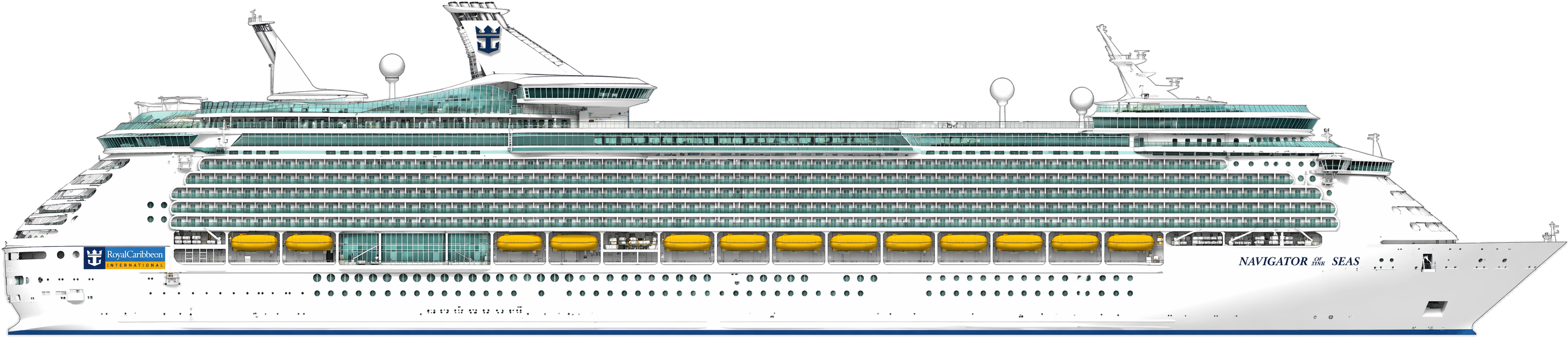 Navigator of the Seas side profile