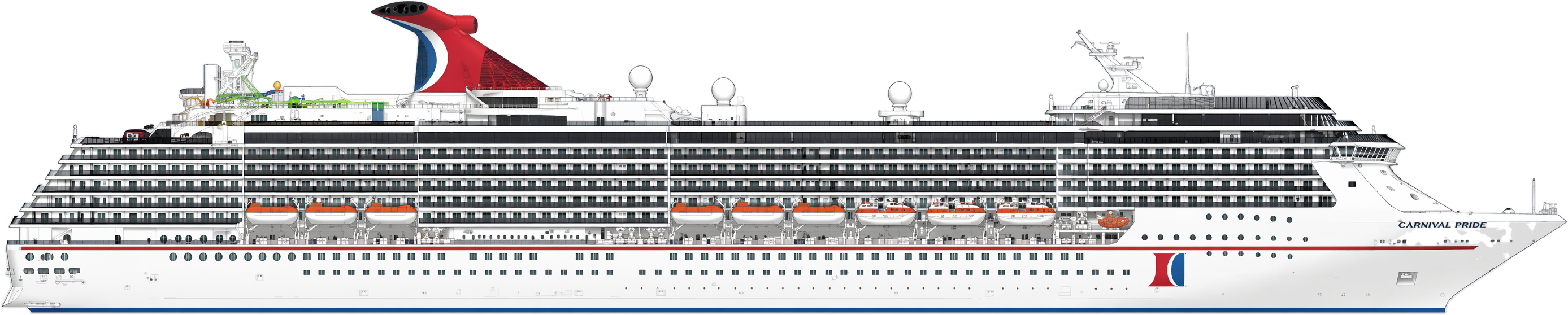 Pride side profile