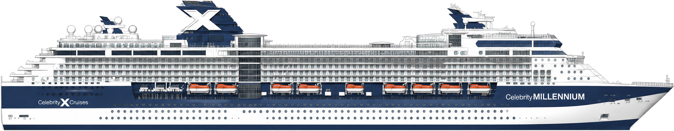 Millennium side profile