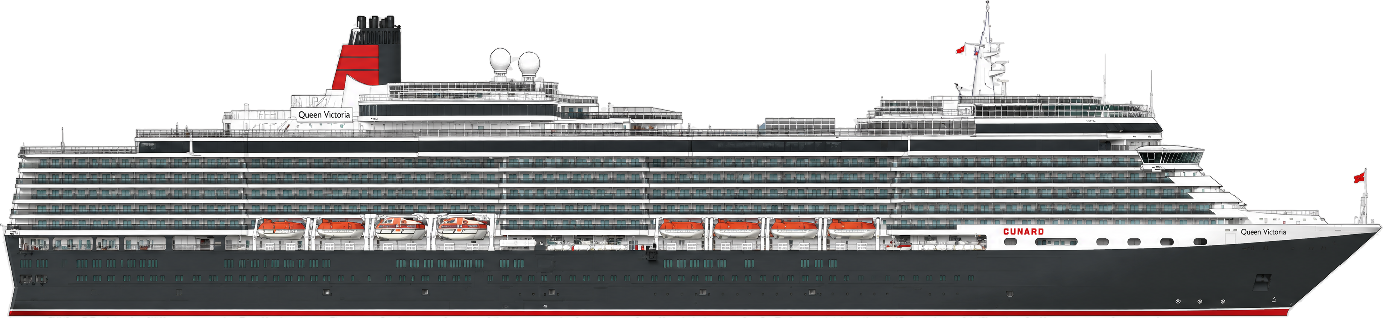 Queen Victoria side profile