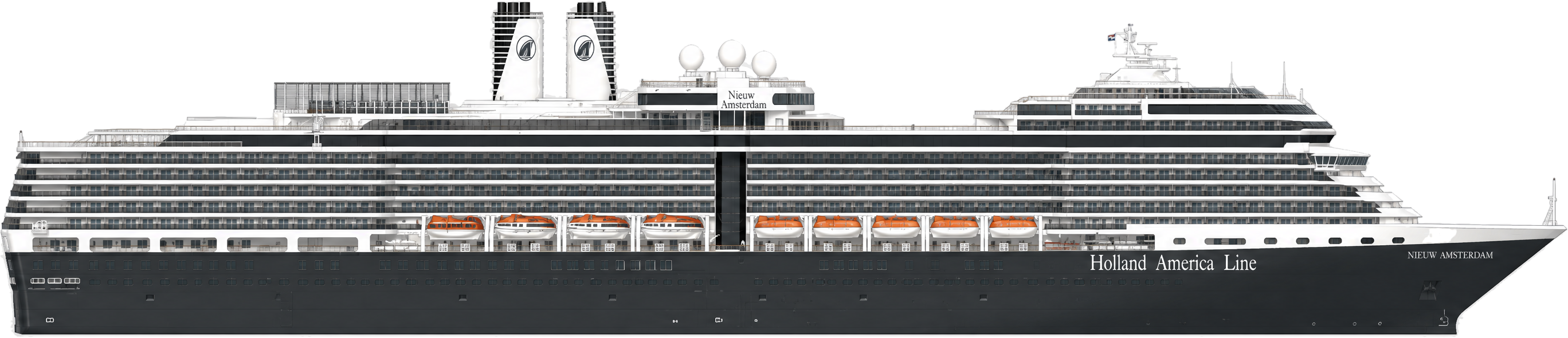 Nieuw Amsterdam side profile
