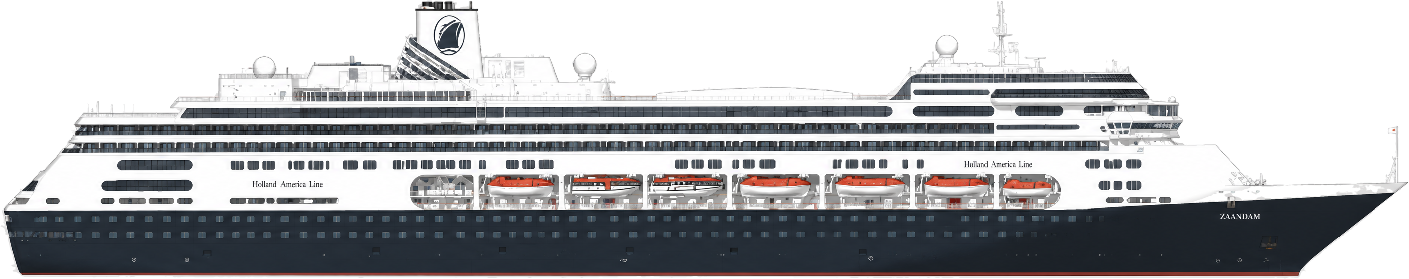 Zaandam side profile