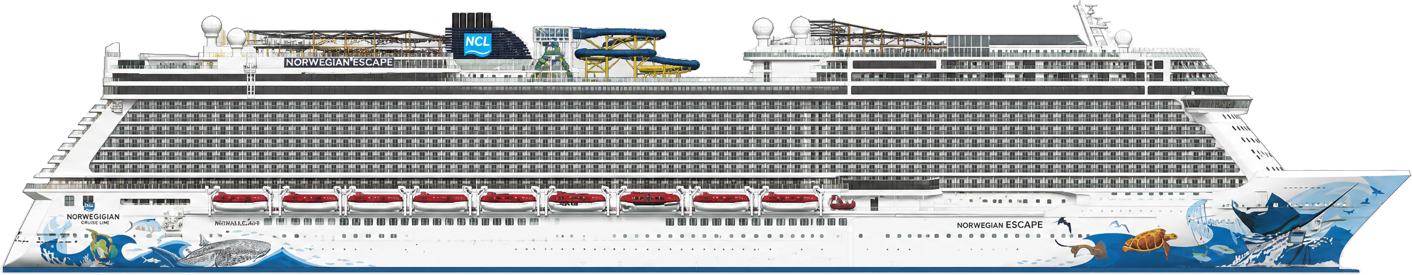 Escape side profile