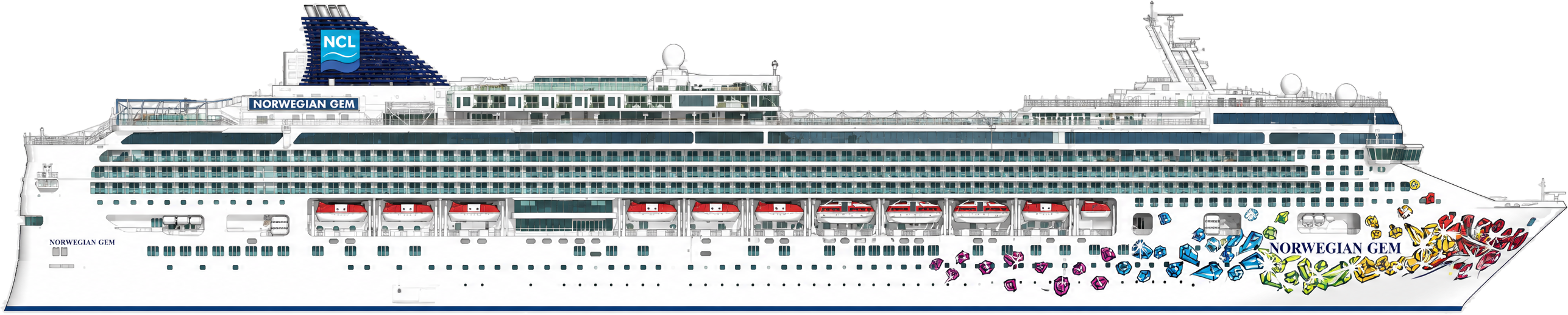 Gem side profile