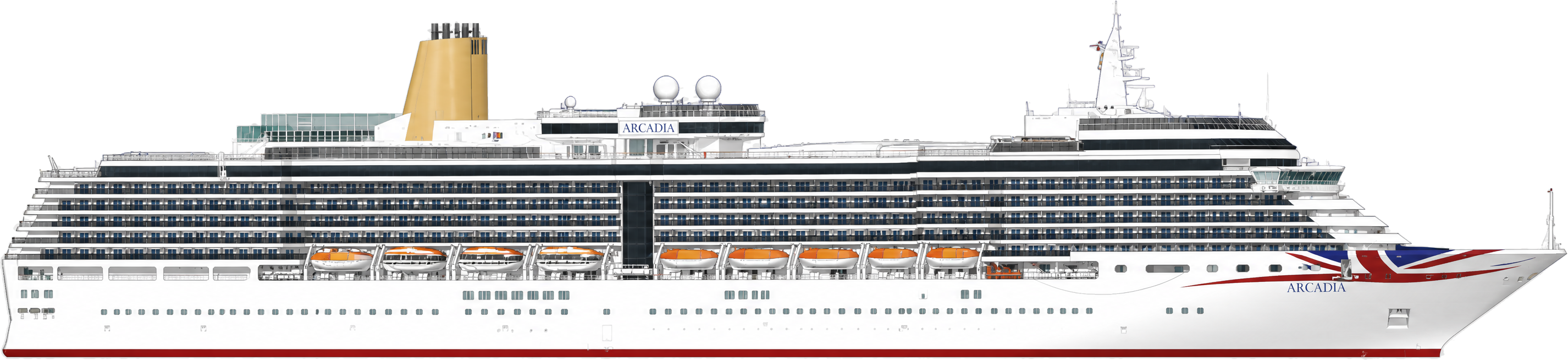 Arcadia side profile