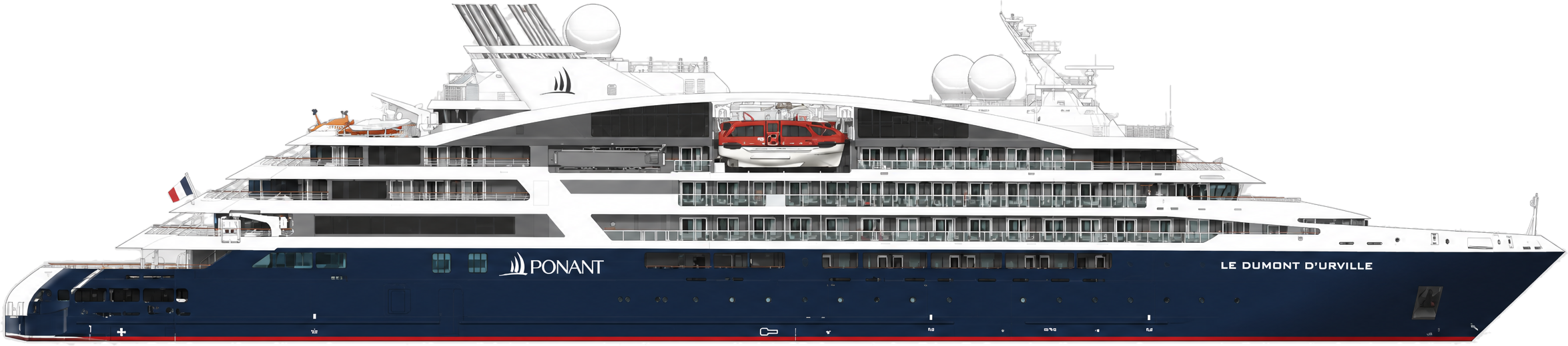 Le Dumont d'Urville side profile