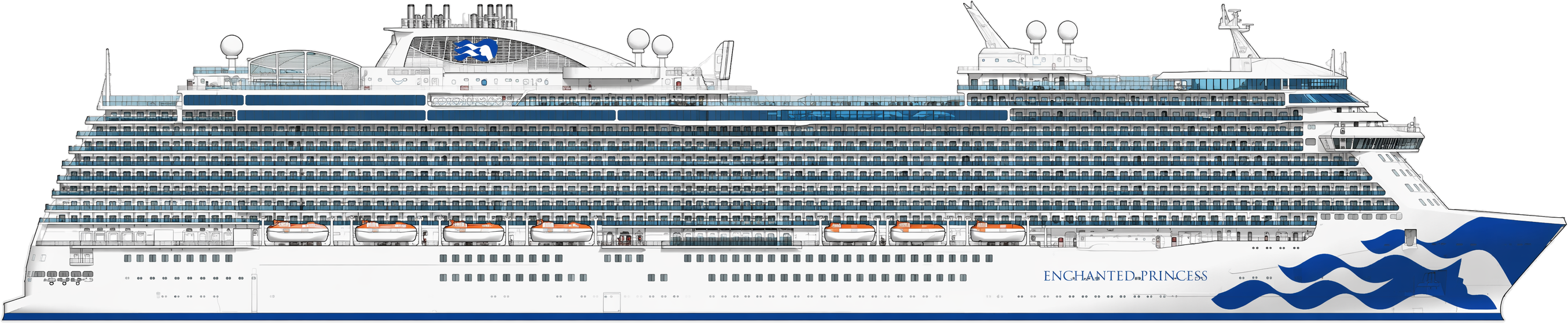 Enchanted Princess side profile