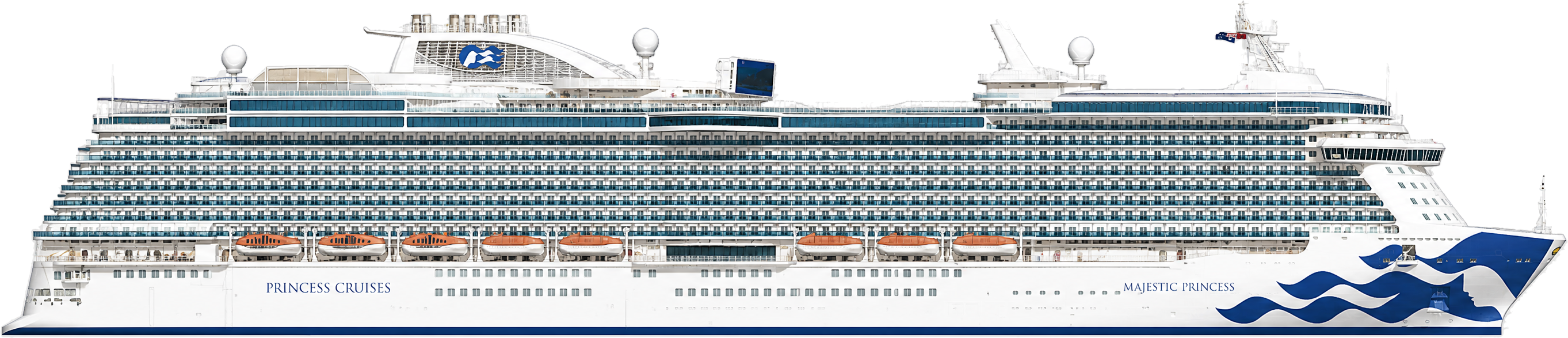 Majestic Princess side profile