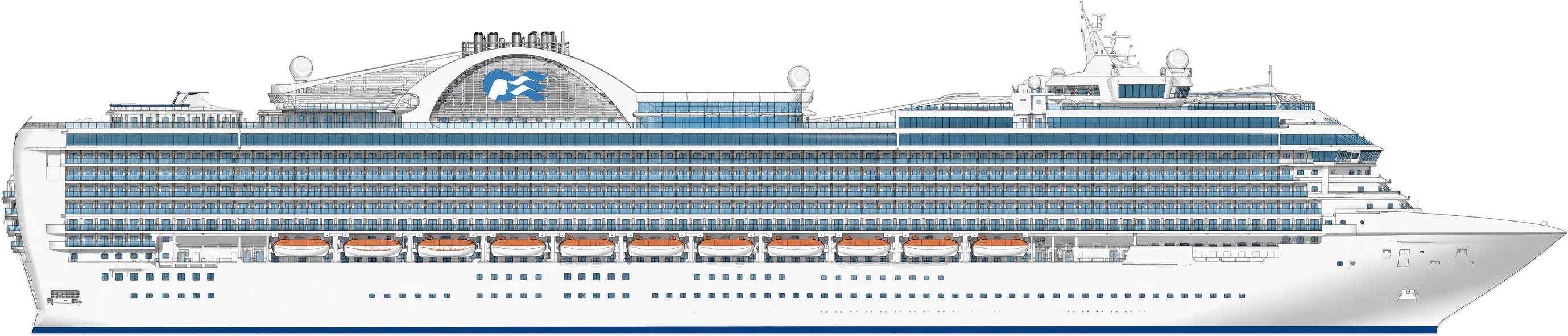 Ruby Princess side profile