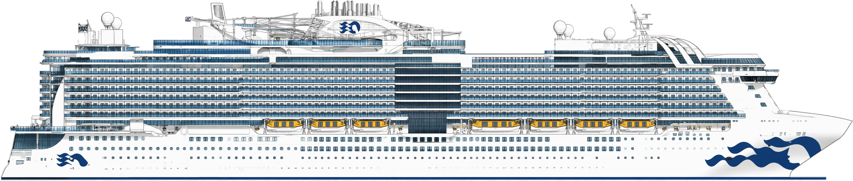 Sun Princess side profile