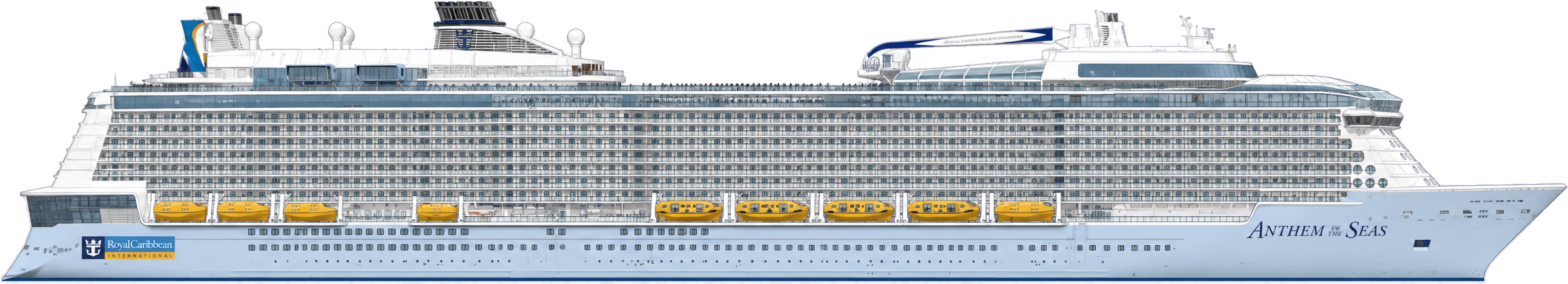 Anthem of the Seas side profile