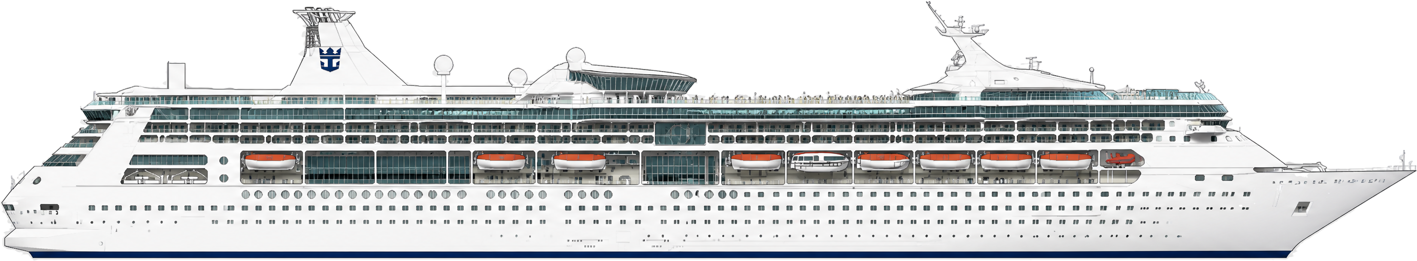 Rhapsody of the Seas side profile