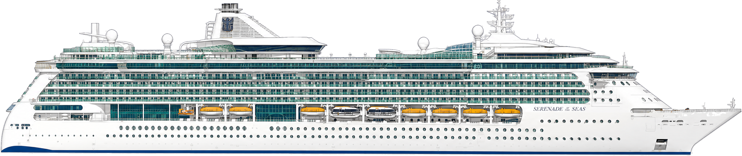 Serenade of the Seas side profile