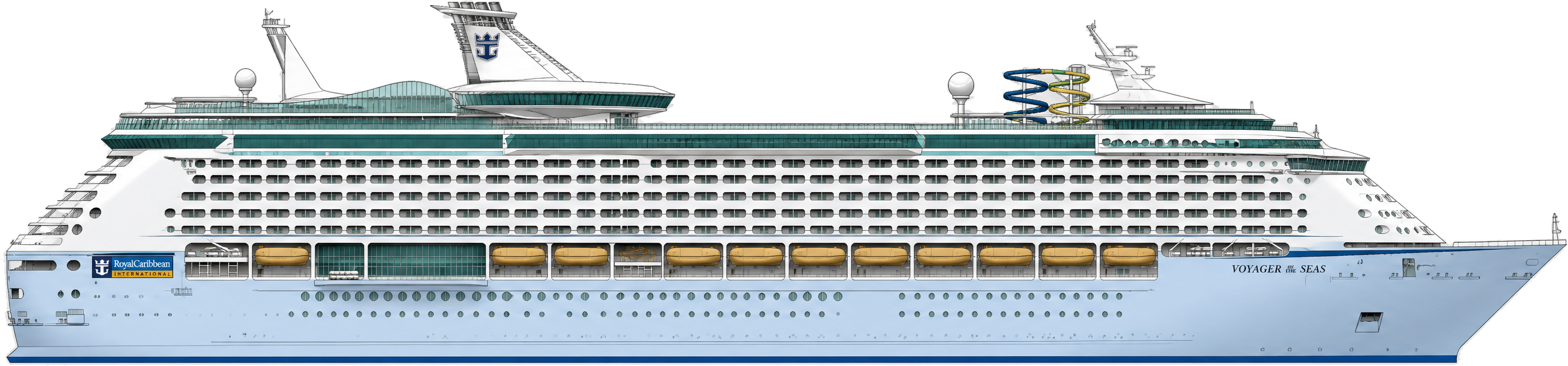 Voyager of the Seas side profile