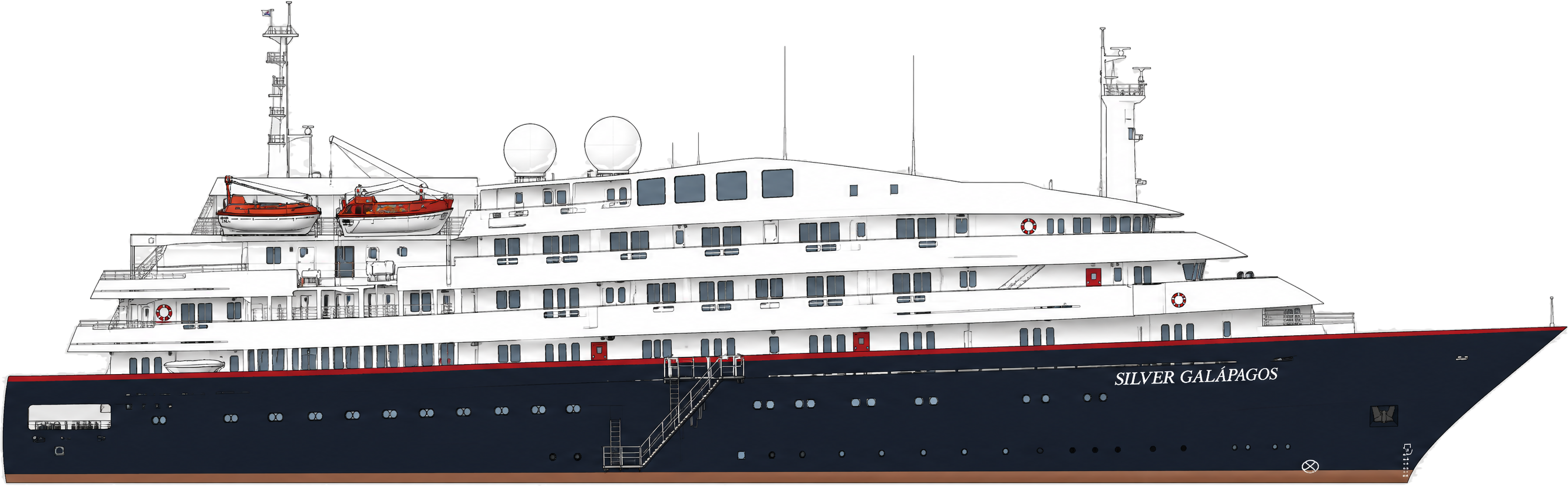 Silver Galapagos side profile