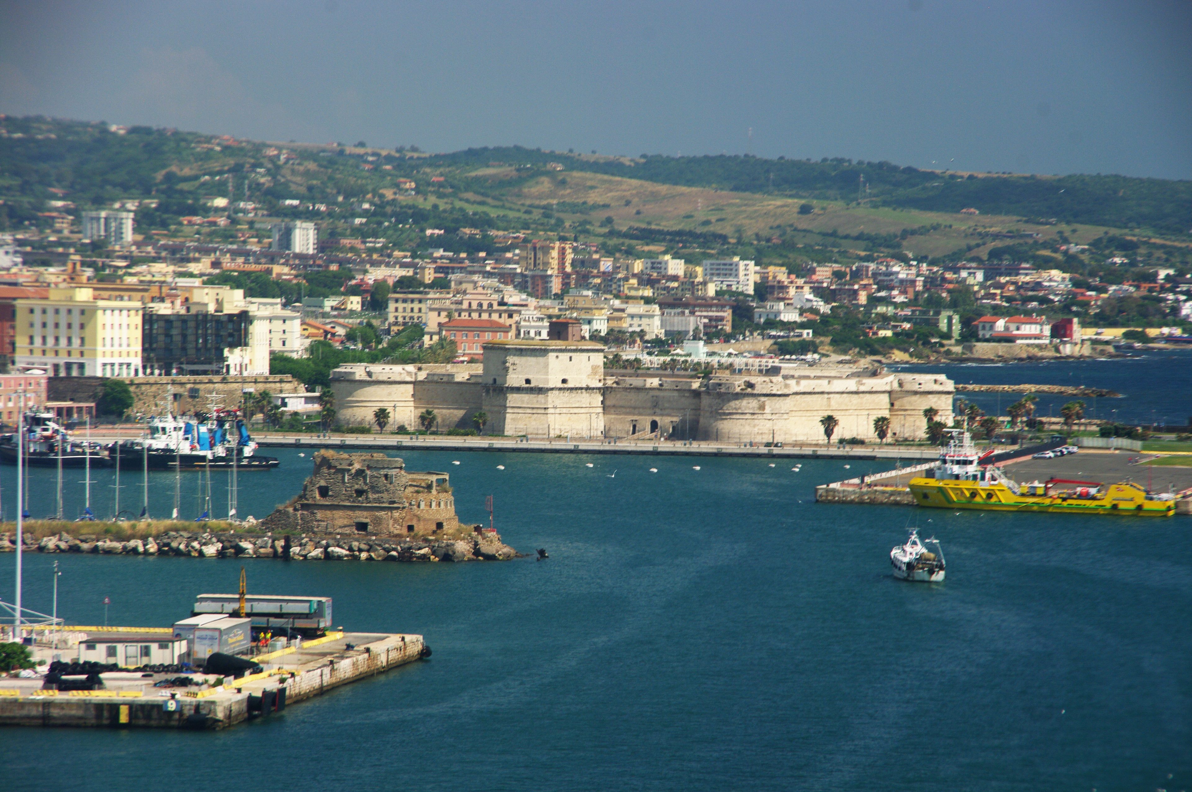 Forte Michelangelo beside the harbor at Civitavecchia