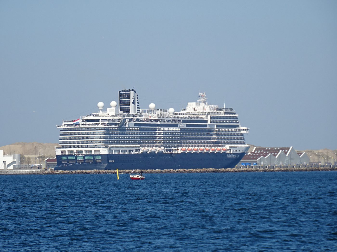 The cruise ship Rotterdam at Oceankaj in Copenhagen