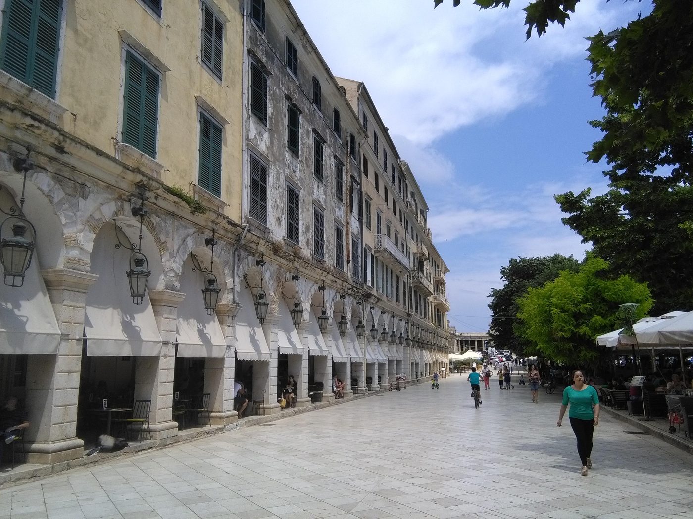 The Liston arcade in Corfu Town