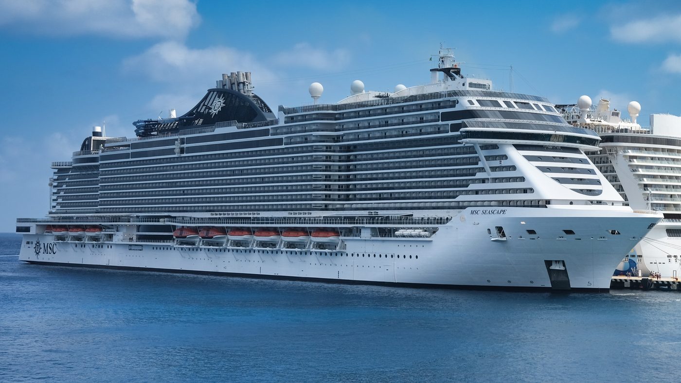MSC Seascape docked at San Miguel de Cozumel