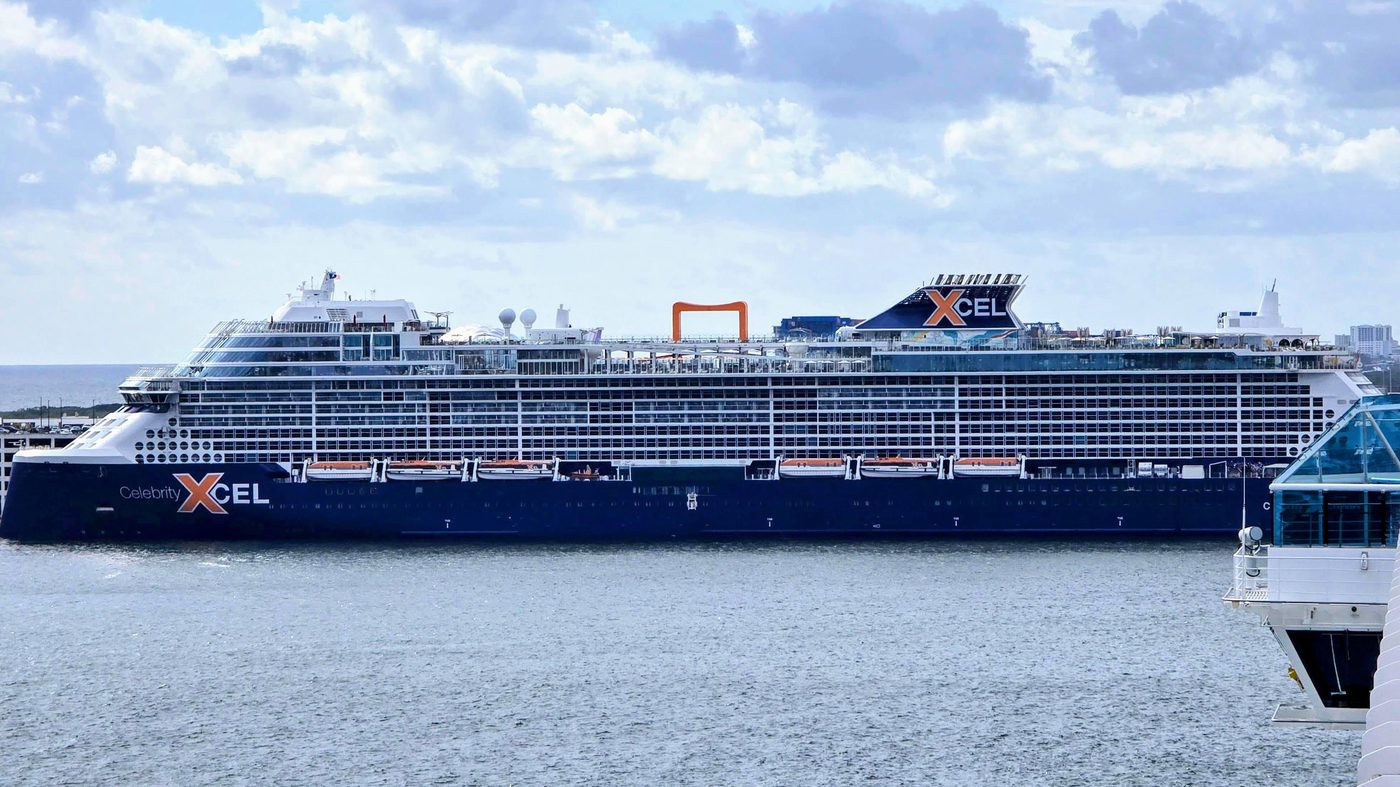 Celebrity Xcel docked at Terminal 19 at Port Everglades