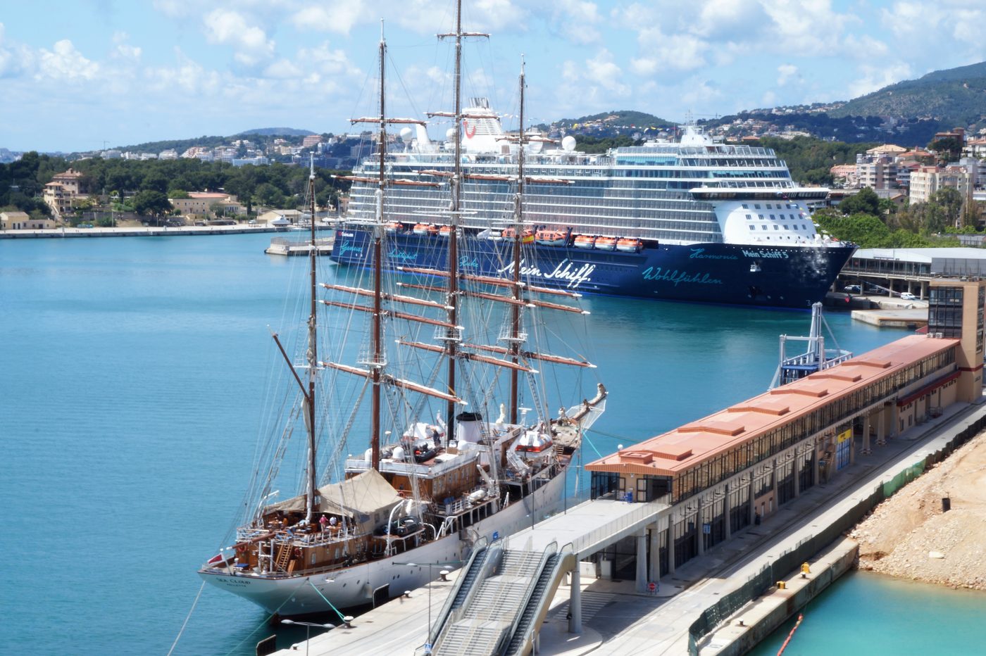 The cruise ship Mein Schiff 5 alongside at Palma