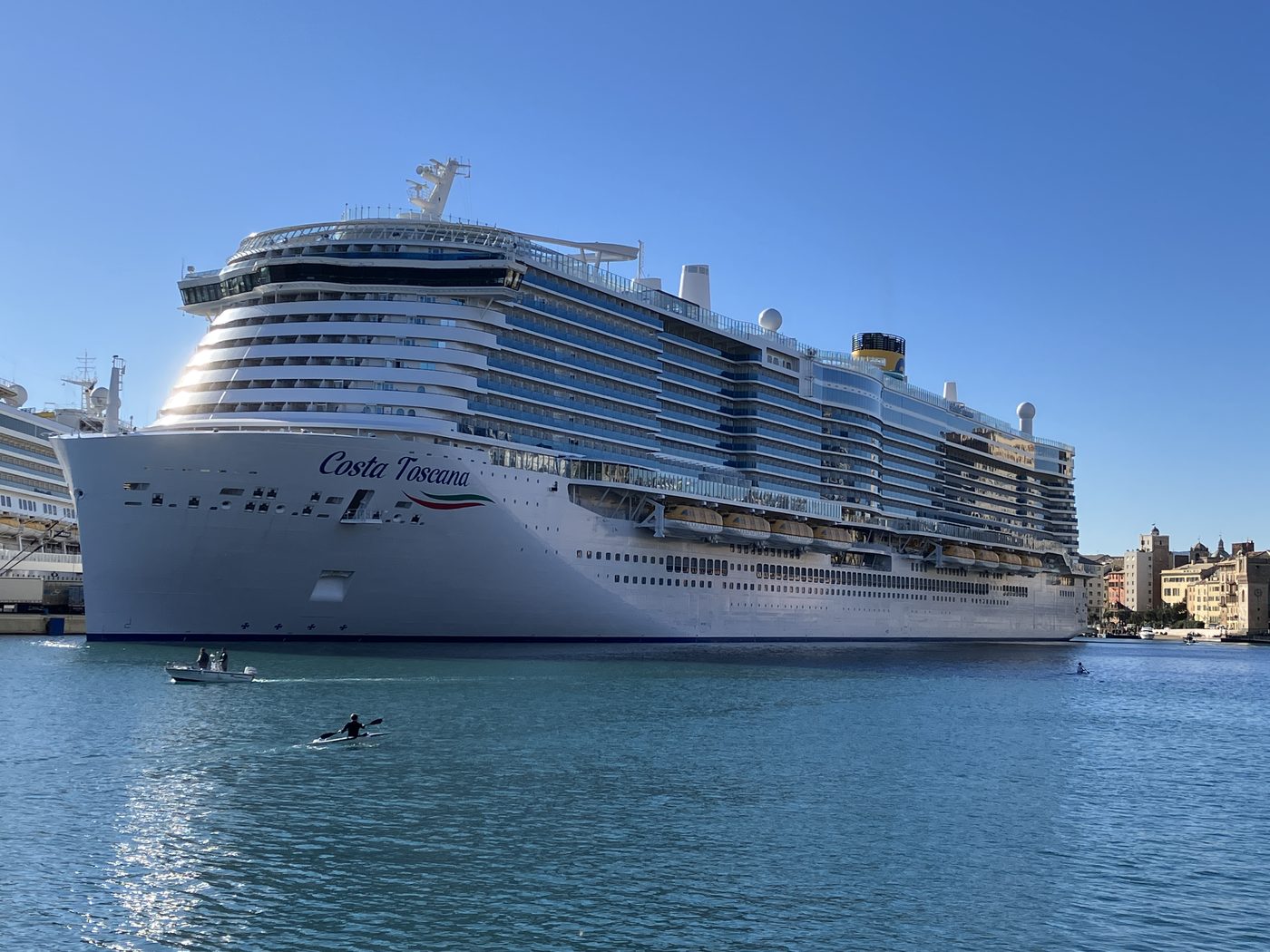 Costa Toscana docked in Savona