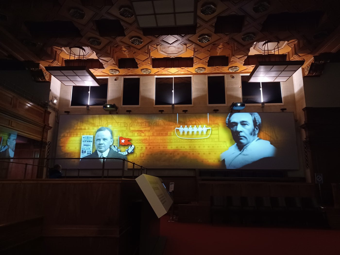 The Titanic Story exhibition inside SeaCity Museum
