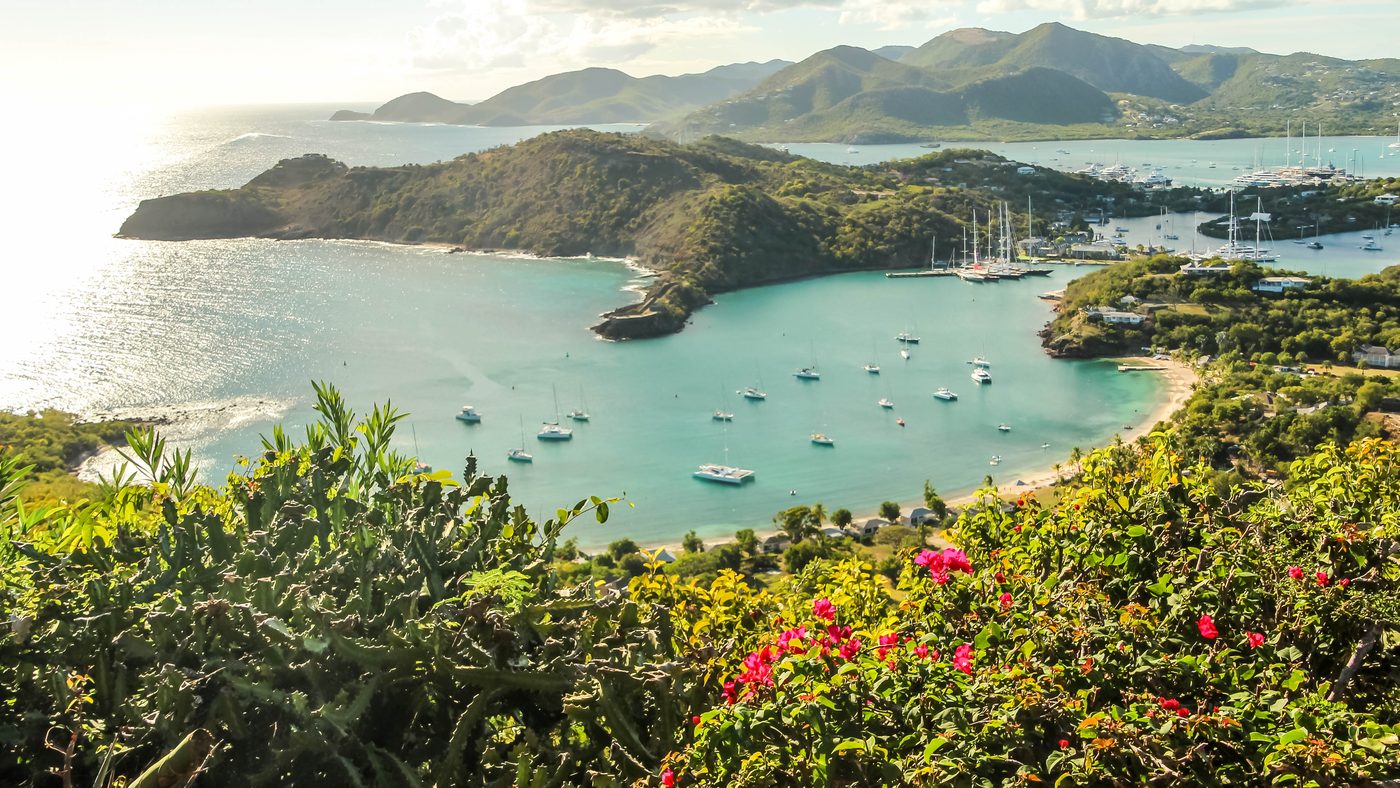 English Harbour seen from the Shirley Heights lookout