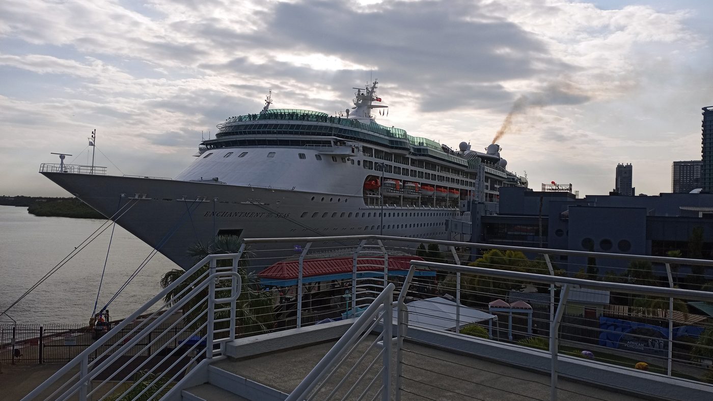 Enchantment of the Seas docked at Port Tampa Bay